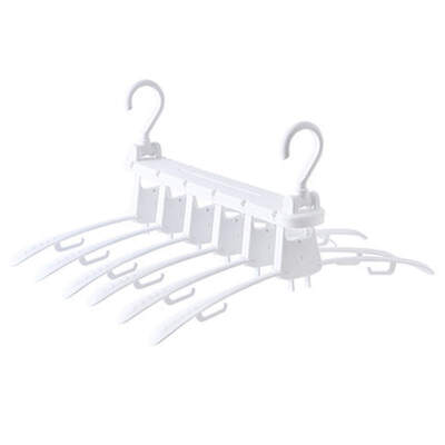 

Multi-Function Rotating Hanger Foldable Clothing Storage Organizer Double Hook Magic Hanger