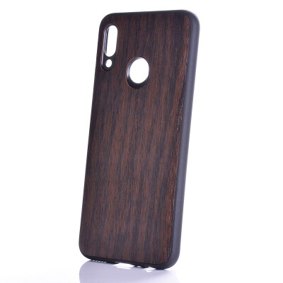 

case for Huawei Honor 10 Lite woodLike soft TPU silicone PC wood pattern PU leather skin funda covers for Honor 10 Lite case