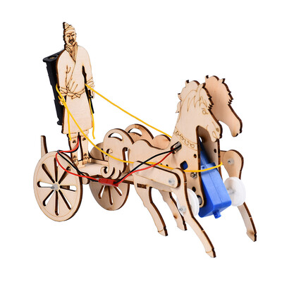 

Interesting Scientific Experiment Technology Small-scale Manufacturing Handmade Material Terra Cotta Warriors Chariot Model