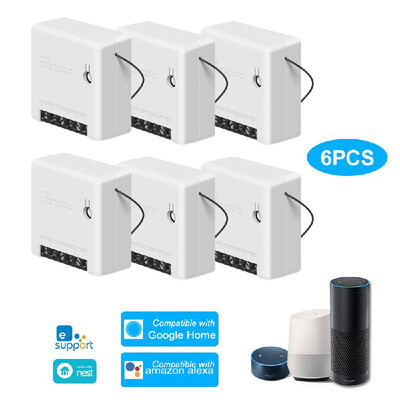 

SONOFF MINI DIY Two Way Smart Switch Small Body Remote Control WiFi Switch Support An External Switch Work With Google HomeNest I