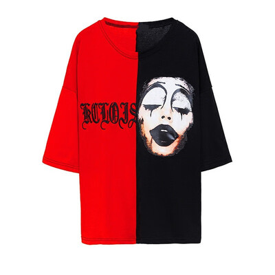 

New Summer Style Unisex T-Shirt Streetwear Punk Printed Short Sleeve Casual Loose Men women T Shirt Hip-hop Top Tee Shirt