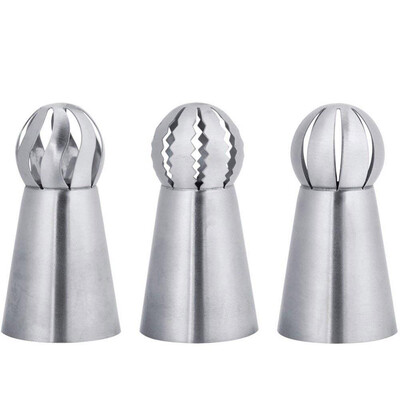 

Russian Flower Icing Piping Nozzles Tips Pastry Cupcake Cake Decor Sphere Tools