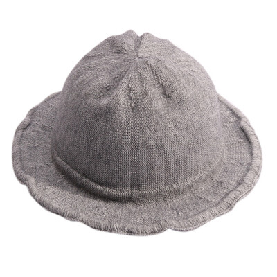 

Baby Solid Pattern Fisherman Hat Warm Autumn Winter Bucket Hat for Newborn Infant Baby Toddler Boys Girls