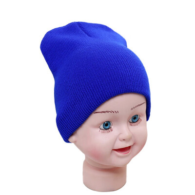 

Kids Hat Winter Warm Baby Hat Knitted Boy Girl Kids Toddler Infant Cap Beanie Candy Color