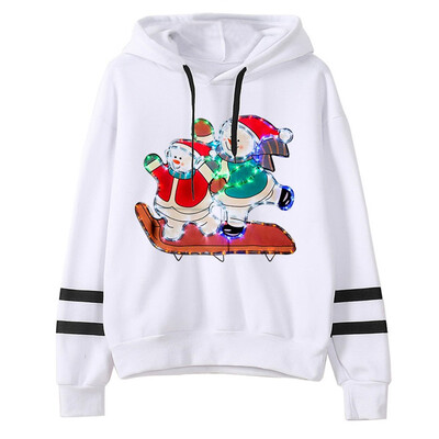 

Tailored Fashion Women Casual Loose Long Sleeve Christmas Print Sweatshirt Tops