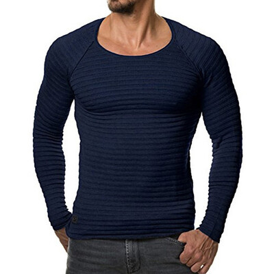 

Men Sports Athletic Tops Long Sleeve Crew Neck Muscle Tee Shirts Slim Pullover