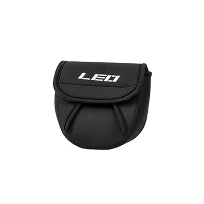 

Black Fishing Reel Bag Pouch Portable Durable Protection Soft Cover Fishing Wheel Raft Fishing Reel Storage Bag