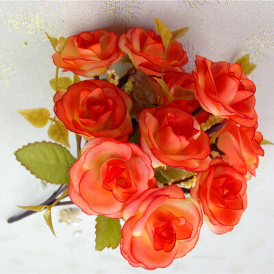 

Artificial Persia Rose Flower Heads Handmade Flower For Wedding Home Bridal Bouquet Decoration