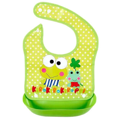 

Cartoon Waterproof Bib Feeding Stereo Pick Rice Pocket Baby Boy Girl Aprons