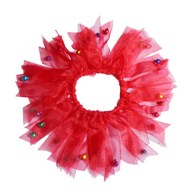 

Puppy Dog Colorful Ribbon Collar Neckerchief Pet Christmas Halloween Accessory
