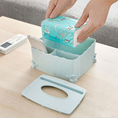 

〖Follure〗Tissue Storage Box TV Air Conditioner Remote Control Storage Box Multifunction