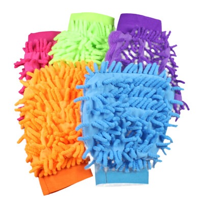 

Mitt Microfiber Chenille Car Window Washing Home Cleaning Cloth Duster Towel Gloves Wash Tool