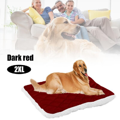 

Plush Pet Mat Soft Comfortable Warm Dog Bed Kennel Puppy Cushion Blanket Pet Supplies