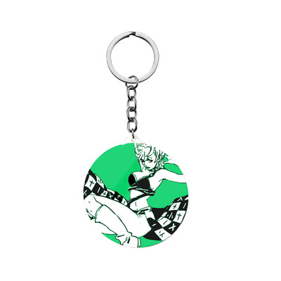 

CAR-TOBBY Anime Jojo Bizarre Adventure Keychain Cosplay Prop Accessories Key Ring Jewelry Pendant