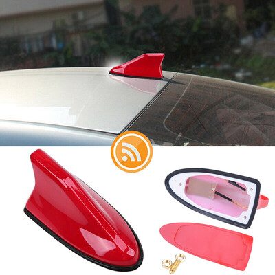 

Red Car Auto Shark Fin Universal Roof Antenna Radio FMAM Decorate Aerial