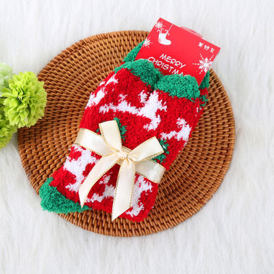 

Autumn Winter Cute Pattern Cotton Women Socks Casual Harajuku Funny Female Xmas Short Socks Size Christmas Style