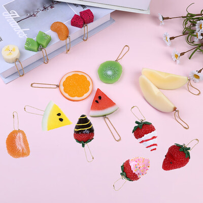 

YIWULA15Pcs Kid Pretend Play Simulation Fruit Slice Creative Funny Food Toy Party Gift
