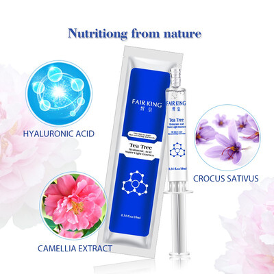 

Drop Ship 1PC Tea Tree Hyaluronic Acid Light Essence Oil 10ML Skin to make Skin nourishing&Tender Long Lasting