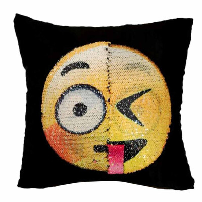 

〖Follure〗Adorable Two Sides Two Moods Pillow Cover Case Cafe Home Decor Cushion
