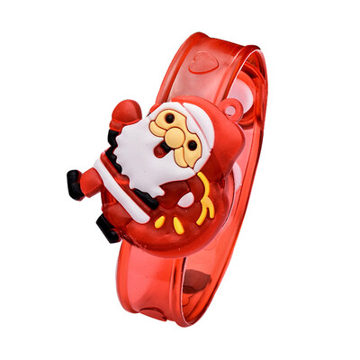

〖Follure〗Christmas Santa Claus Light Flash Toys Wrist Hand Take Dance Party Dinner Party