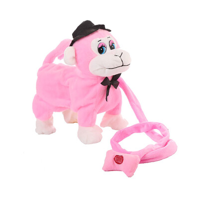

Tailored Electric Walking Monkey Plush Toys Battery Powered Stuffed Animal Kids Toy