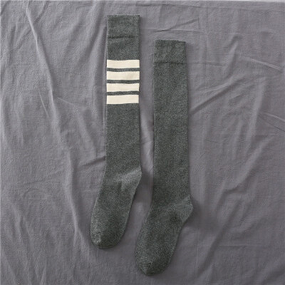 

Women Preppy Autumn Winter Pulling Cartoon Socks Under Knee Warm Elastic Female Outwear Funny Happy Socks