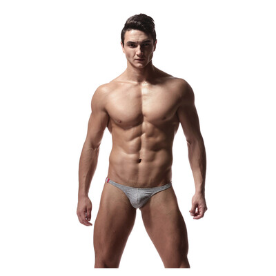 

Tailored Mens Sexy Underwear Solid Color Medium&Low Waist Thong Panties