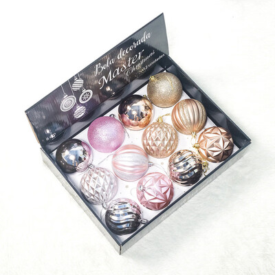 

Tailored 12PCS Christmas Tree 8cm Ball Bauble Hanging Home Party Ornament Decor