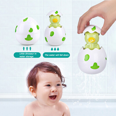 

YIWULABBaby Bathing Toy Dinosaur Egg Water Spray Bathroom Shower Swimming Water Toys