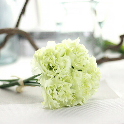 

Gobestart Artificial Silk Fake Flowers Peony Floral Wedding Bouquet Bridal Hydrangea A