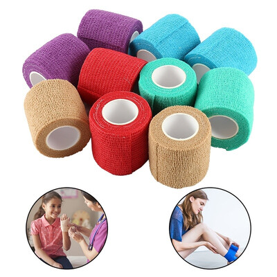 

10pcs Waterproof Self-Adhesive Cohesive Wrap Bandage Adhesive Self Adhesive Bandage