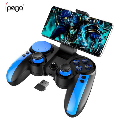 

Ipega Pg-9090 Blue Elf Wireless Game Controller for iOS&Android PhonesPC Flexible Joystick Replaceable Cross Key with 24G Receiv