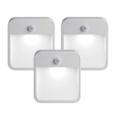 

〖Follure〗3PC LED Wireless PIR Auto Motion Sensor Infrared Night Light Cabinet Stair Lamp