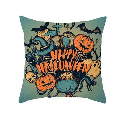 

〖Follure〗Halloween Series Pillow Case Nordic Sofa Cushion Waist Pillow Case Halloween Hom