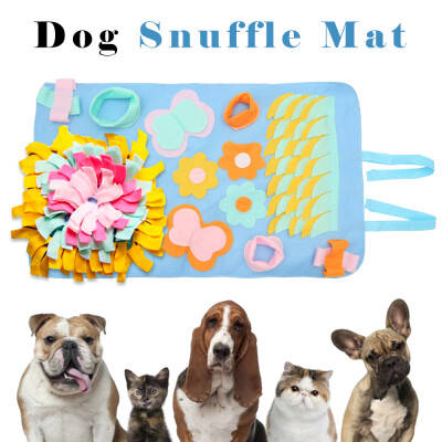 

Pet Dog Sniffing Mat Machine Washable Training Mats Pet Activity Mat for Foraging Skill