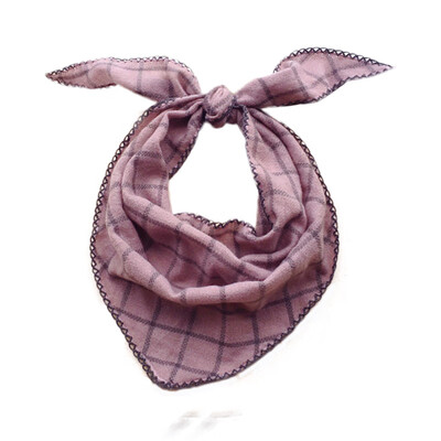 

Kids Girls Scarf Autumn Winter Fashionable Small Scarf Concise Plaid Pattern Soft Comfortable Neckerchief