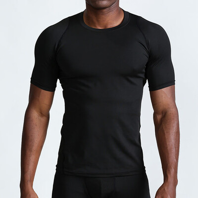 

Toponeto Mens Fitness Fast-drying Pure Color Sports Breathable Short Sleeve T-shirt Tops