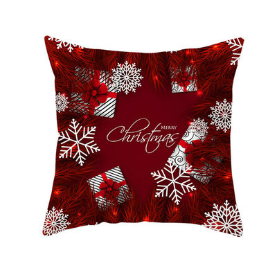 

18 x 18 Inch Merry Christmas Xmas Designed Throw Pillow Case Cover Cushion Decor
