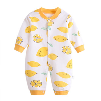 

Newborn Toddler Baby Boys Girls Rompers Funny Letter Cartoon Jumpsuit For Infant Boys Girls Long Sleeve Clothing