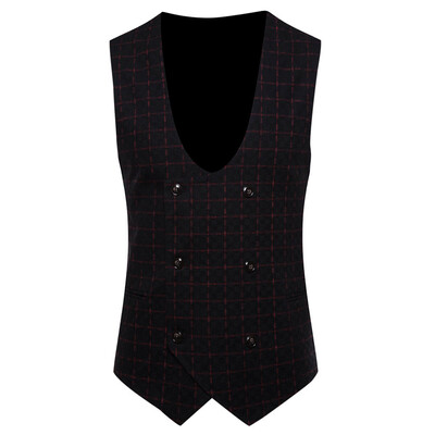 

Toponeto Mens Fashion Business Casual Wedding Waistcoat Tops Vest Jacket Top Coat
