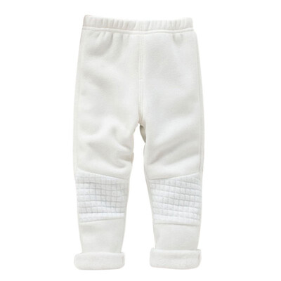 

BOBORA Baby Kids Leggings Pants for Girls Basic Elastic Waist Winter Warm Thick Skinny Trousers New Clothes New