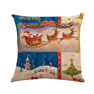 

Tailored Christmas Sofa Bed Home Decoration Festival Pillow Case Cushion Cover