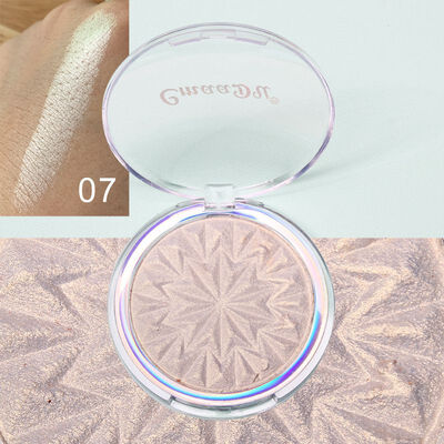 

8 Colors Baked Highlighter Powder All Over Shimmer blush Powder eyeshadow Texture Water-proof Silver Shimmer Light Beauty makeup