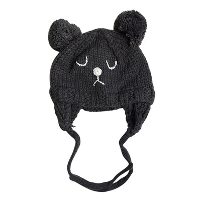 

High Quality Baby Winter Warm Hat Boy Children Toddler Caps Ear Thick Wool Girl Hats Beanie Animal Cute Boys Girls Cap