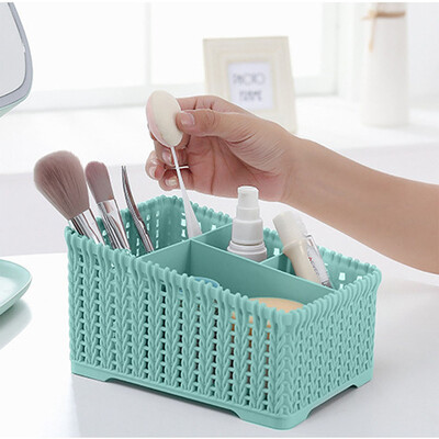 

Gobestart Office Plastic Storage Box Desktop Finishing Box Cosmetics Debris Case