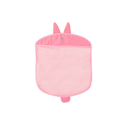 

Gobestart Mesh Bag Storage Suction Cup Bathroom Toys Holder Bag