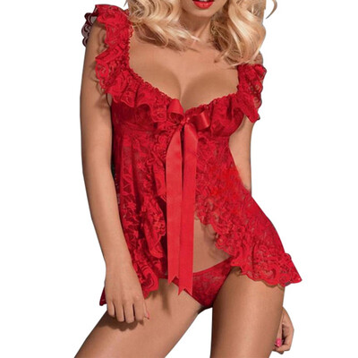 

Women Sexy G-string Lingerie Bodydoll Underwear Sleepwear Nightgowns