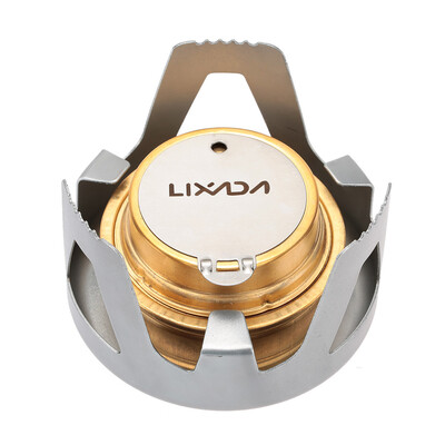 

Lixada Copper Alloy Portable Mini Ultra-light Spirit Burner Alcohol Stove Outdoor Camping Stove Furnace