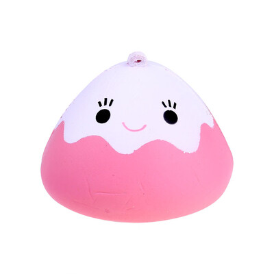 

Siaonvr Rise Ball Stress Reliever Scented Super Slow Rising Squeeze Toy Keychain 7cm