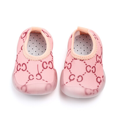 

Baby Boys Shoes Autumn Cotton Infant Floral Print Socks Warm Anti Slip Floor Socks Shoes Leg Warmer Girls Shoes 6-48M
